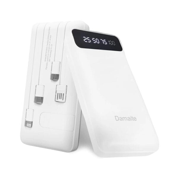 Long-Lasting 20,000 m Ah Power Bank with 4 USB Ports for All Devices