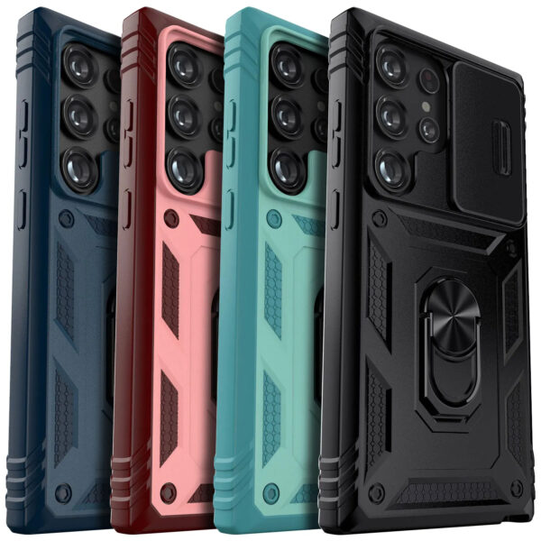 Military-Grade Samsung Galaxy S22 Case with Kickstand & Card Slot