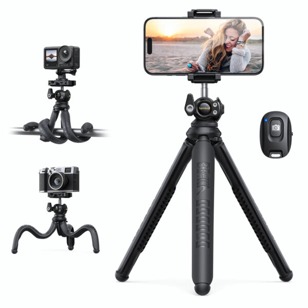 Portable Mini Table Tripod for Stable Shots with Adjustable 480 mm Height