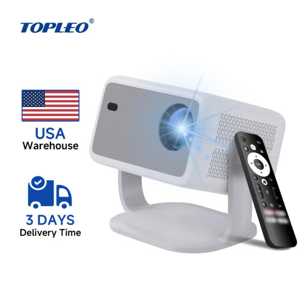 Experience Native 1080 P Smart Projector with 400 Lumens Brightness