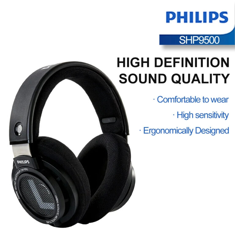 Immersive Philips Wired Headphones with Dual 50 mm Drivers for Gaming and Music