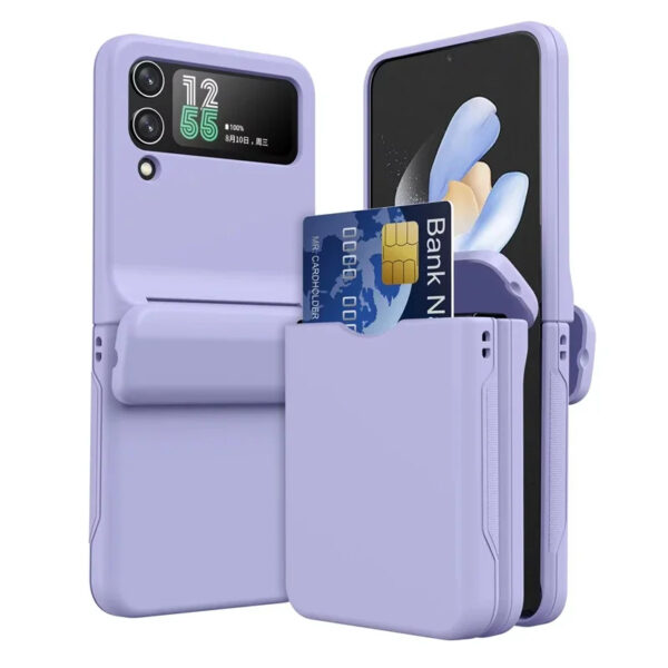 Military-Grade Drop Protection Samsung Galaxy Z Flip Case with Card Slot