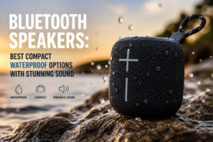 Additional compact waterproof Bluetooth speaker illustration for Bluetooth Speakers: Best Compact Waterproof Options With Stu