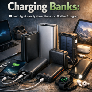 high-capacity power bank illustration
