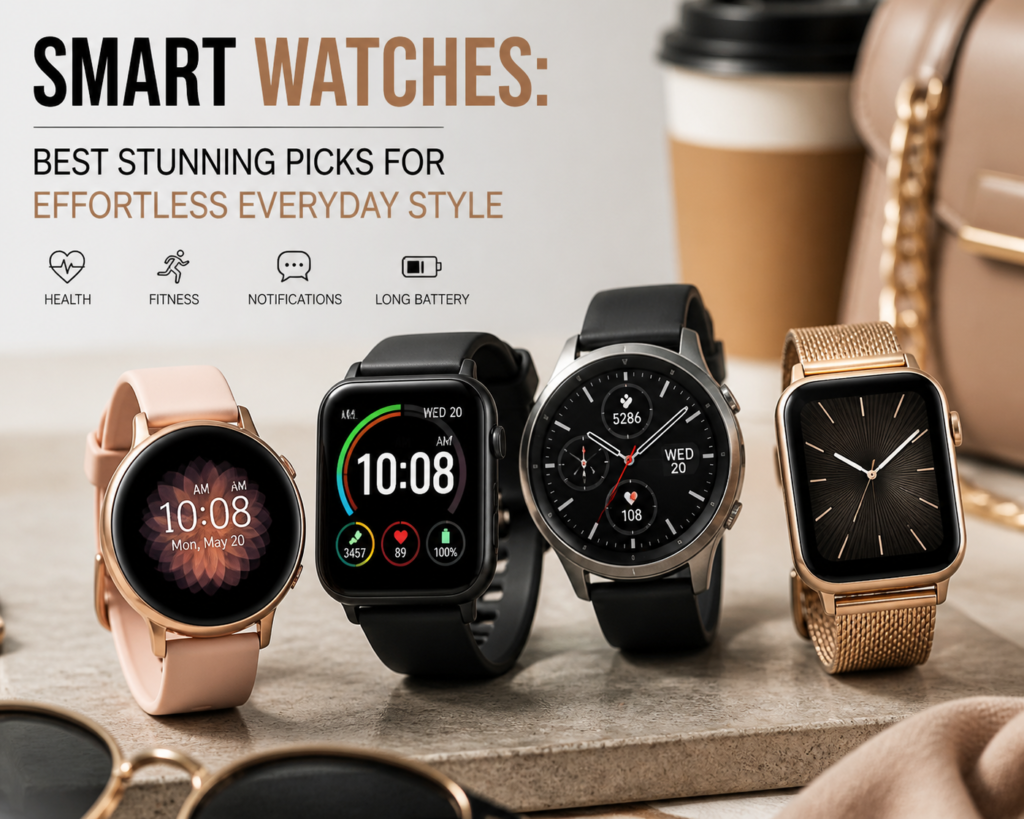 Illustration of Smart Watches: Best Stunning Picks for Effortless Everyday Style