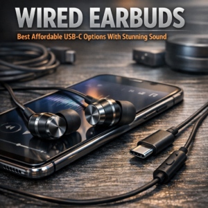 affordable USB-C earphones illustration