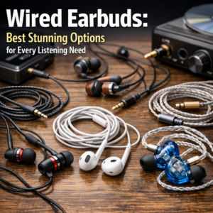 Type-C earphones illustration