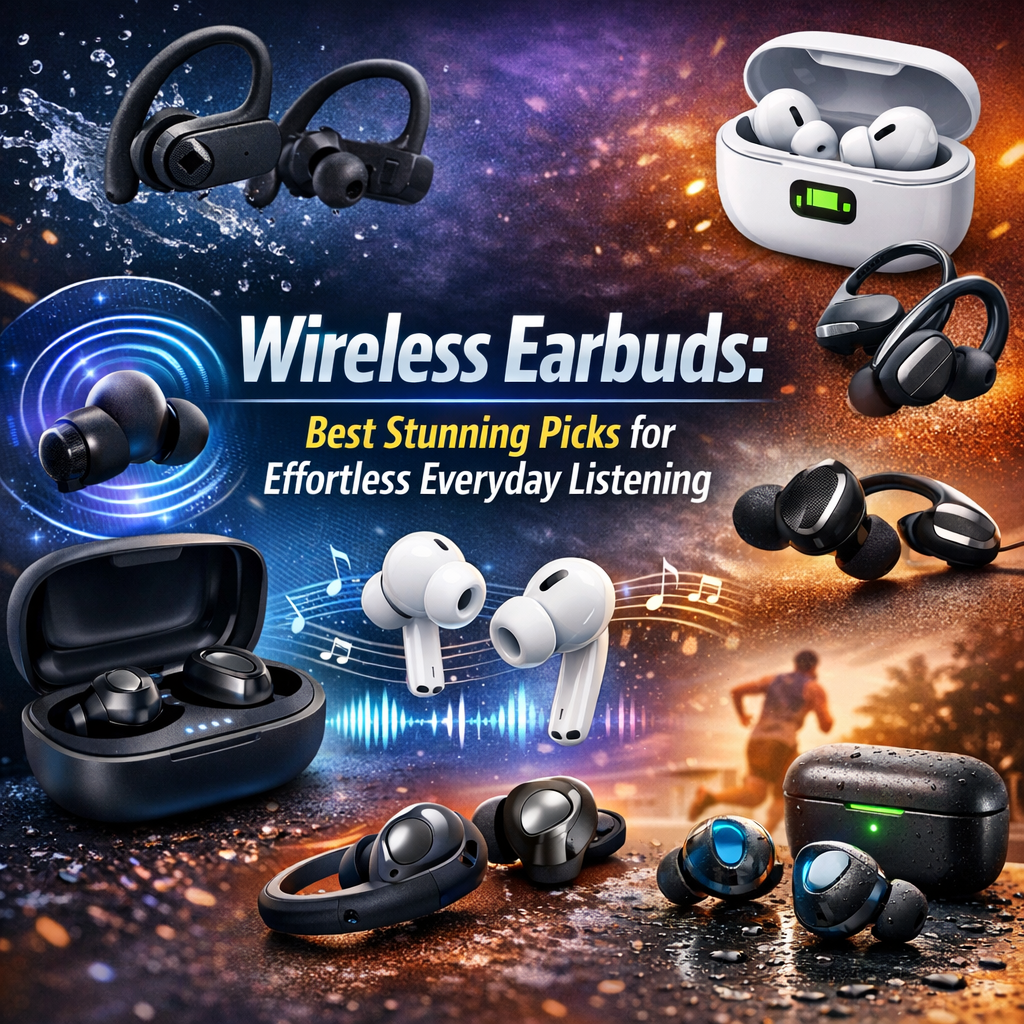 Illustration of Wireless Earbuds: Best Stunning Picks for Effortless Everyday Listening