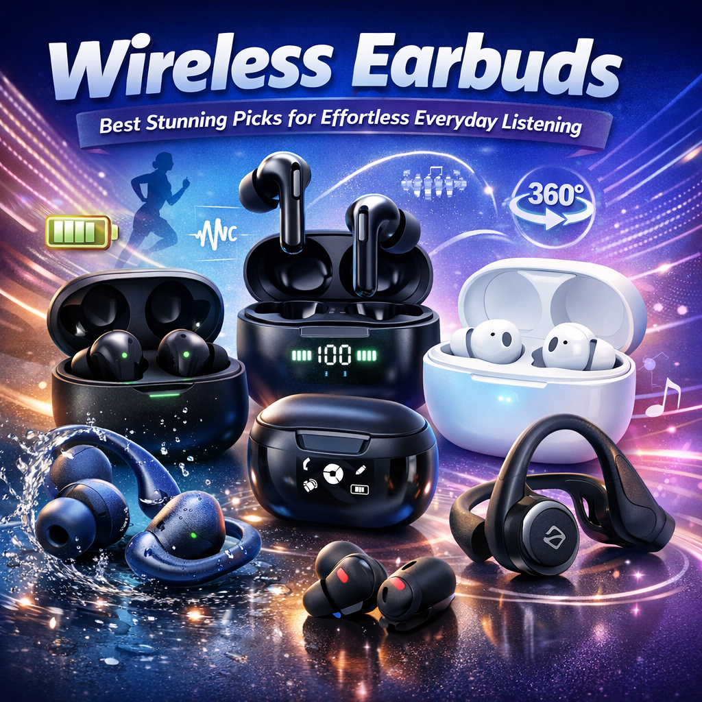 Illustration of Wireless Earbuds: Best Stunning Picks for Effortless Everyday Listening
