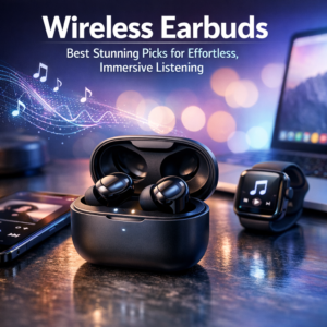 wireless earbuds features guide illustration