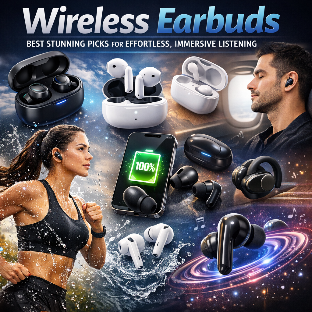Illustration of Wireless Earbuds: Best Stunning Picks for Effortless, Immersive Listening