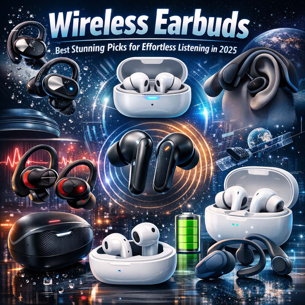Illustration of Wireless Earbuds: Best Stunning Picks for Effortless Listening in 2025