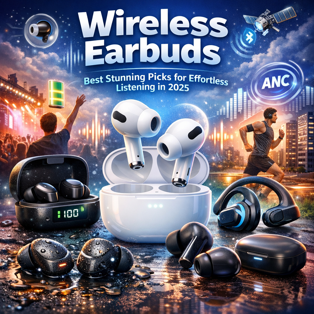 Illustration of Wireless Earbuds: Best Stunning Picks for Effortless Listening in 2025