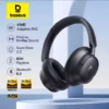 Baseus Bass Wireless Headphones Bluetooth 6.0 98% Noise Canceling Over Ear Headset Spatial Audio Earphone 80H Time