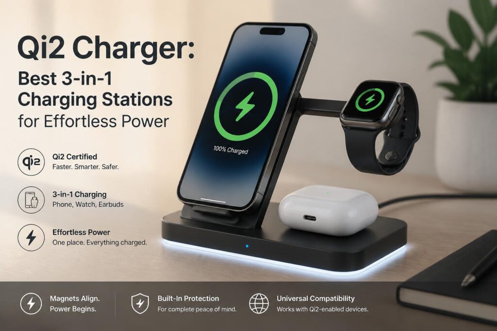 Additional Illustration of Qi2 Charger: Best 3-in-1 Charging Stations for Effortless Power
