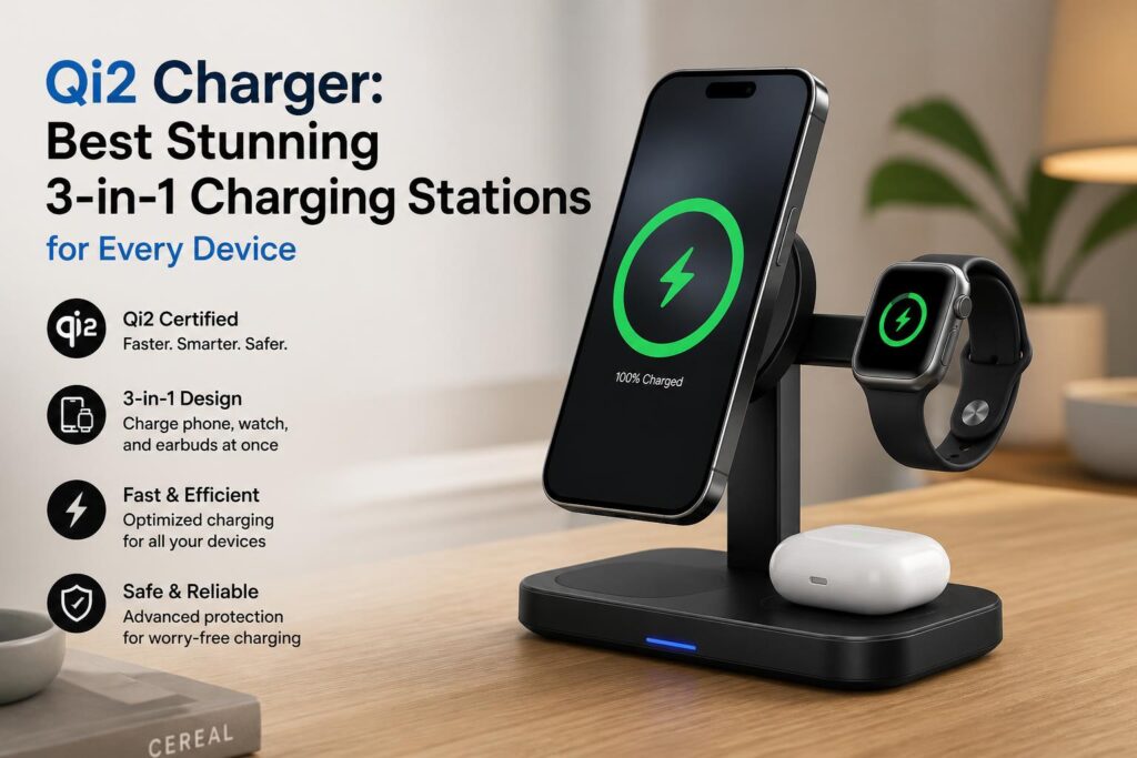 Additional Illustration of Qi2 Charger: Best Stunning 3-in-1 Charging Stations for Every Device