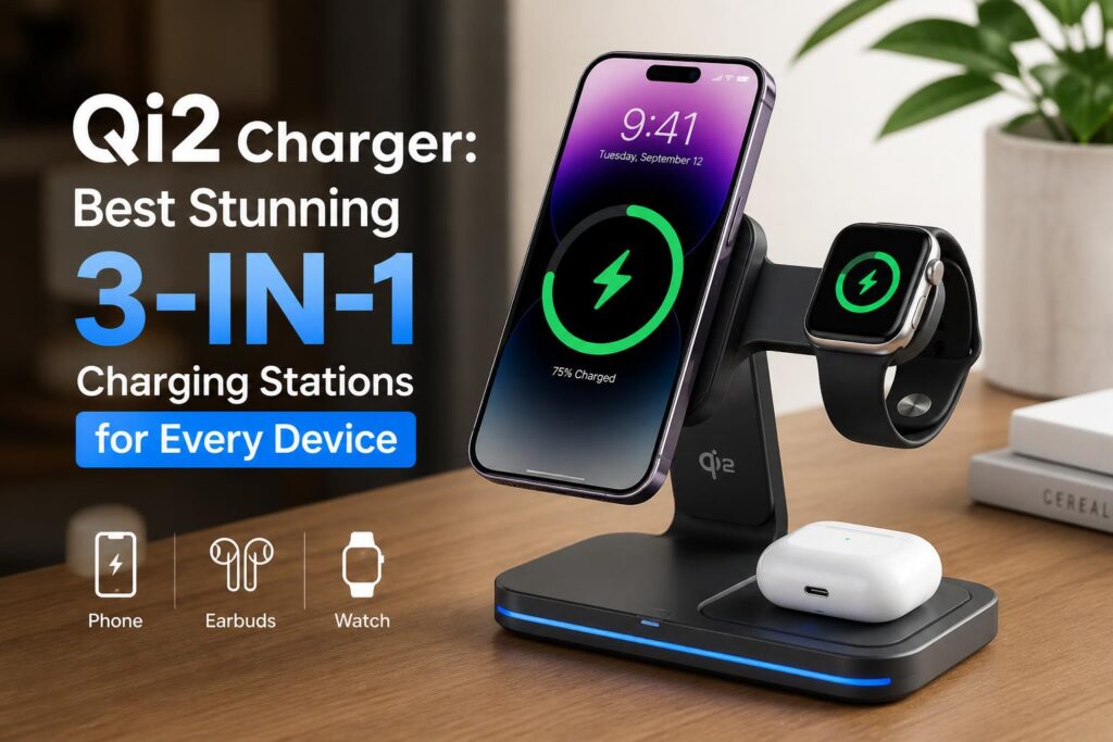 Additional Illustration of Qi2 Charger: Best Stunning 3-in-1 Charging Stations for Every Device