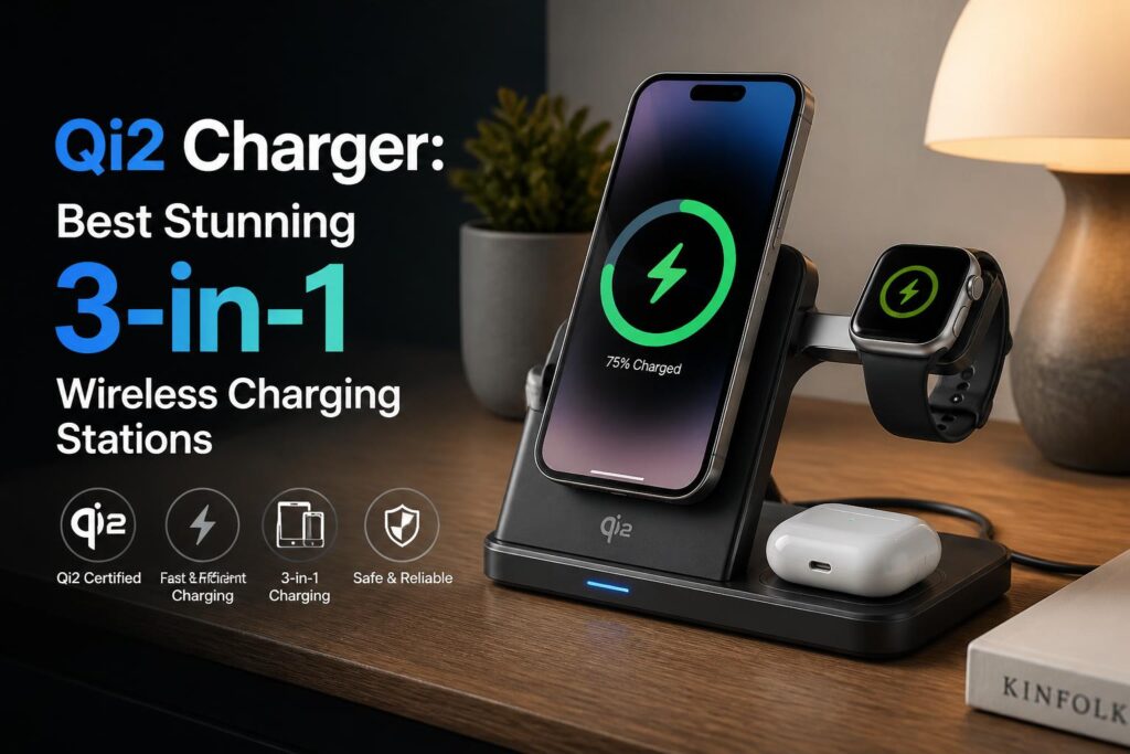 Additional Illustration of Qi2 Charger: Best Stunning 3-in-1 Wireless Charging Stations