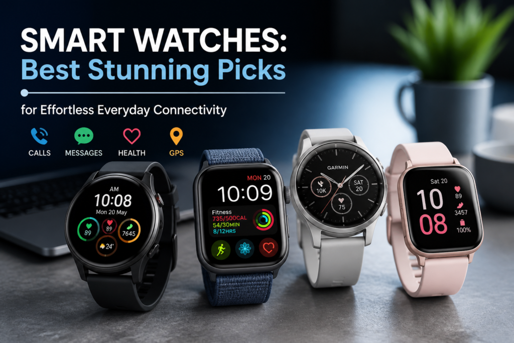 Illustration of Smart Watches: Best Stunning Picks for Effortless Everyday Connectivity