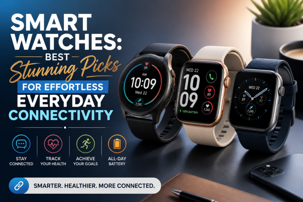 Illustration of Smart Watches: Best Stunning Picks for Effortless Everyday Connectivity