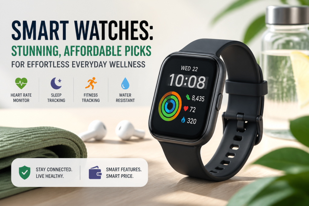 Illustration of Smart Watches: Stunning, Affordable Picks for Effortless Everyday Wellness