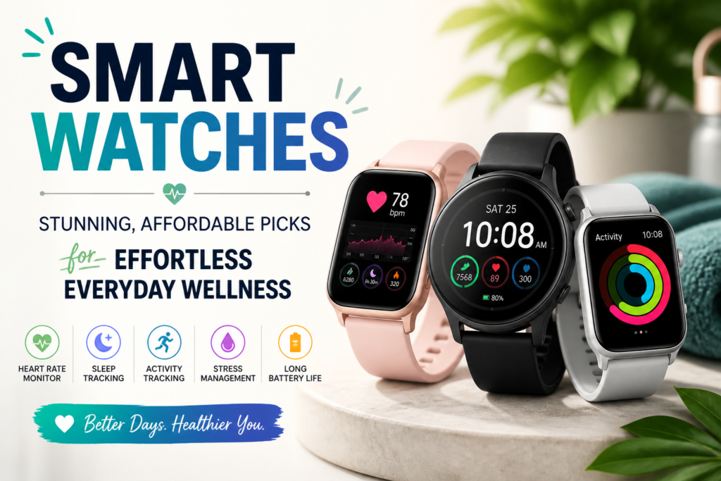 Illustration of Smart Watches: Stunning, Affordable Picks for Effortless Everyday Wellness